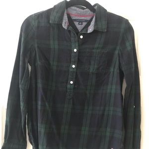 Tommy Hilfiger Black Watch Plaid Pop Over